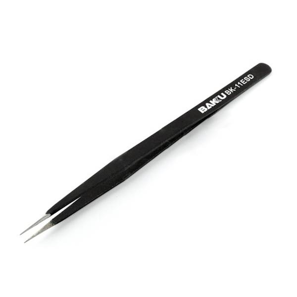 PINCETA PROSTA BK-11ESD czarna 