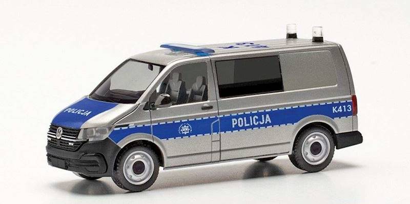 VW T 6.1 Bus "Policja"  Herpa H0 097109