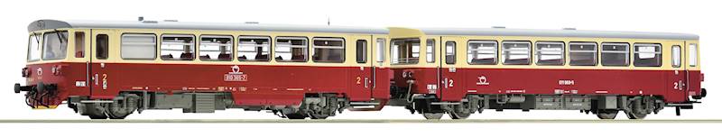 Szynobus 810 365-7 z przyczepą, ZSSK H0 Roco 70381