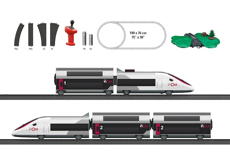 Zestaw startowy TGV  MMW 29406 H0