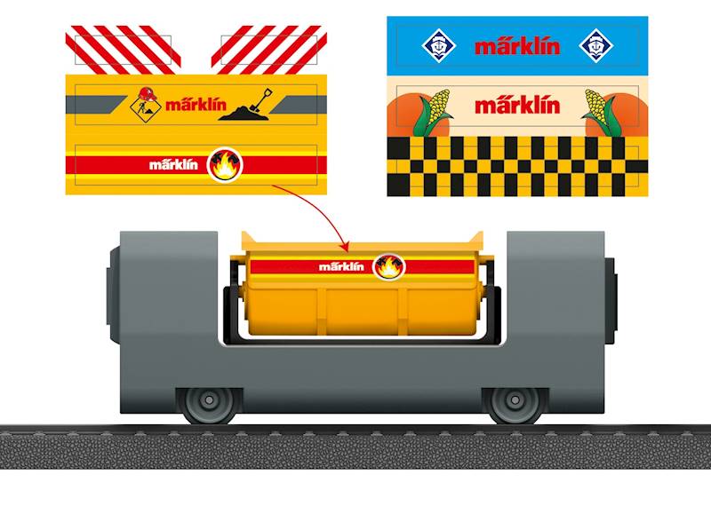 Marklin 44141P Wagon wywrotka, z naklejką do MMW