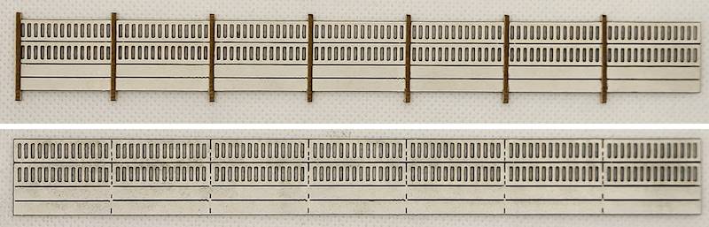 Płot betonowy niski do złożenia 03MKB