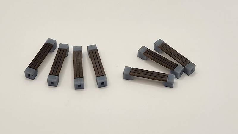Ławeczka parkowa 10szt. 1/87 H0 MKB087LPB03