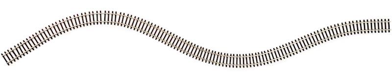 Tor gięty flex G640 640 mm TT Roco 4080105