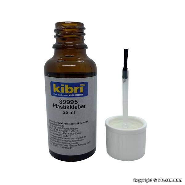 Klej modelarski z pędzelkiem 25ml Kibri 39995