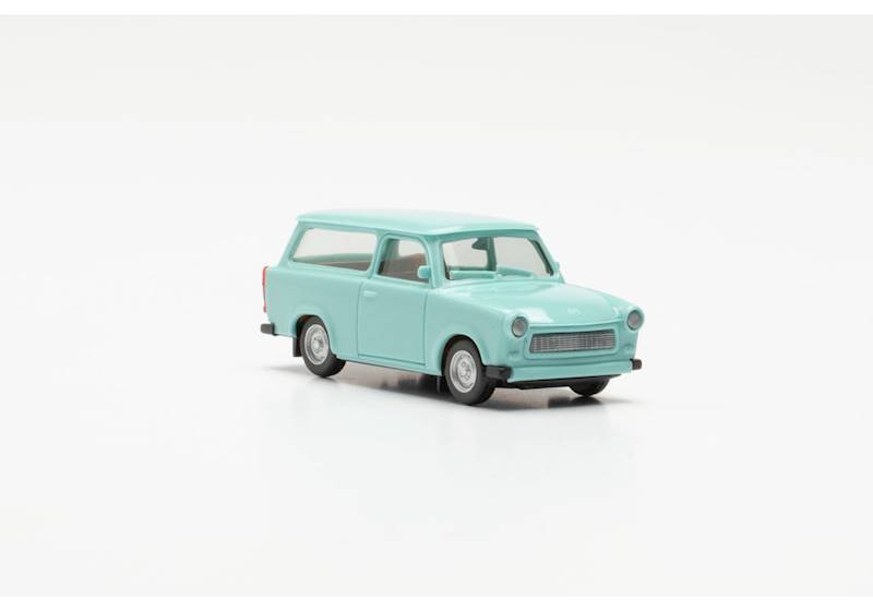 Trabant 601 niebieski kombi Herpa H0 020770-007