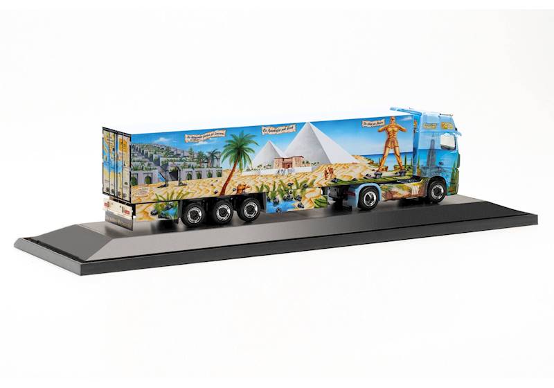 Ciężarówka chłodnia MB Actros H0 Herpa 122214