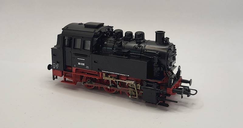 Lokomotywa parowa BR80 H0 Roco 63338 DCC