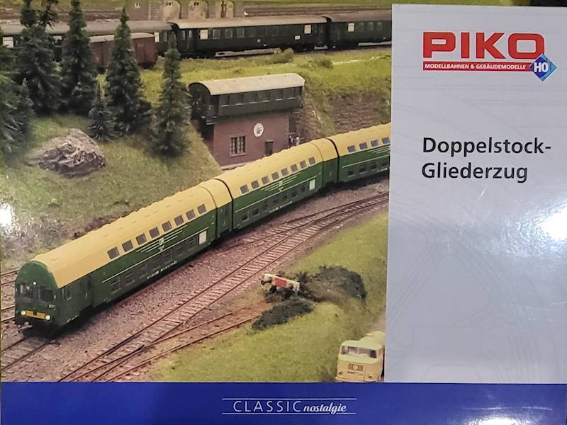 Wagony piętrowe 3-części DR, Ep.IV H0 PIKO 53123