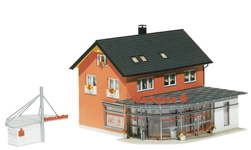 130480 (R-) Kamienica -Bank "Sparkasse" Faller H0