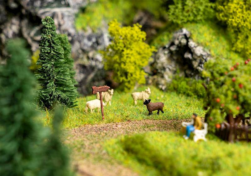 272801 Zestaw figurek owce z dźwiękiem skala N