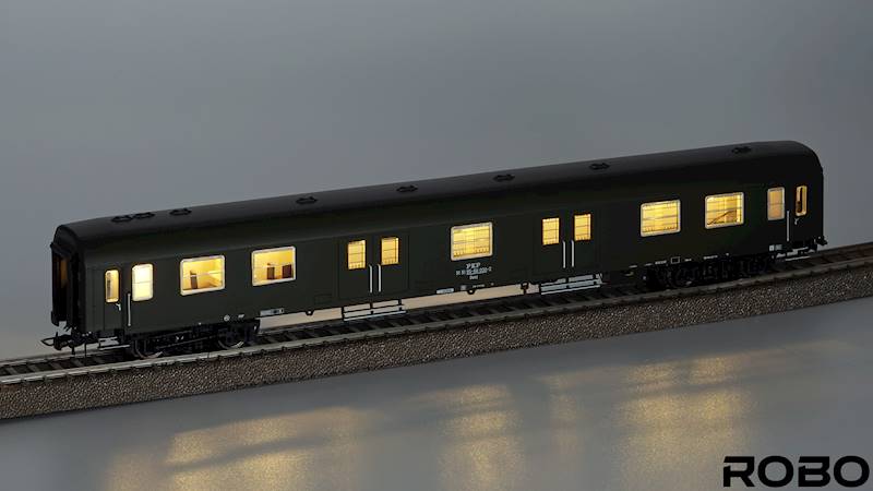Wagon bagażowy 209C, Szczecin H0 ROBO 280011 ośw