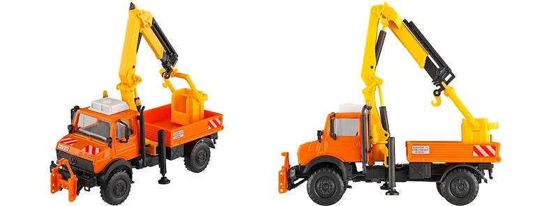 Unimog U 2450L z podnośnikiem   H0 Kibri 15005