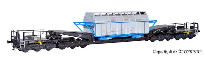 Wagon specjalny Uaais 819 z ładunk.H0 Kibri 16504