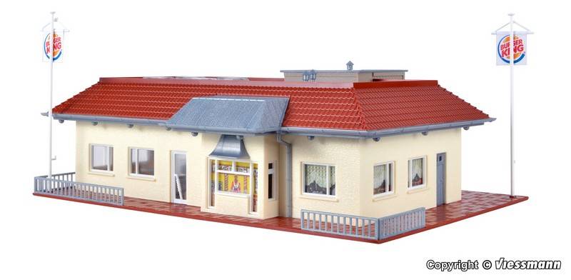 Burger King z oświetleniem LED  H0 Vollmer 43632