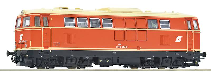 Spalinowóz 2143 010-3, ÖBB H0 Roco 70074 DCC SOUND