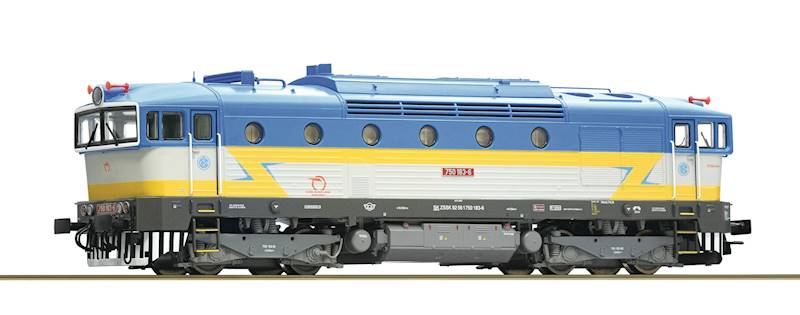 Spalinowóz 750 183-6, ZSSK H0 Roco 7310056 SOUND