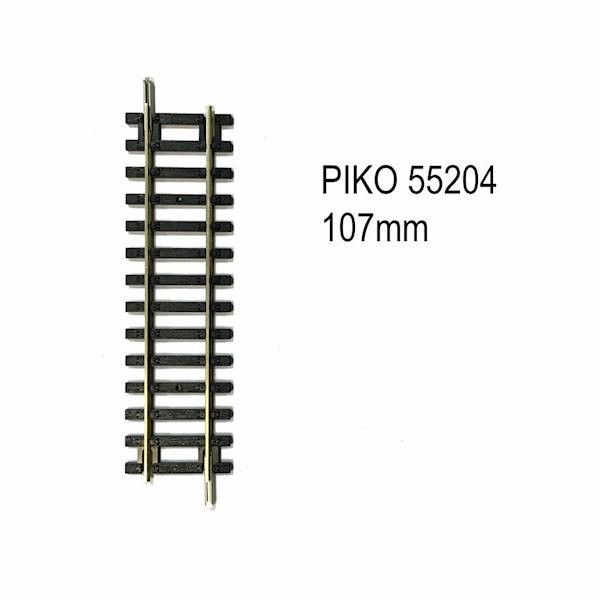 Tor prosty 107 mm G107  H0 PIKO 55204