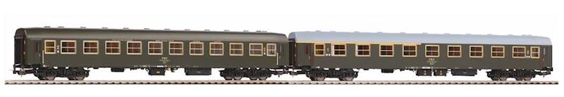 Zestaw 2 wagonów osobowych typ 110A /104Af 58391