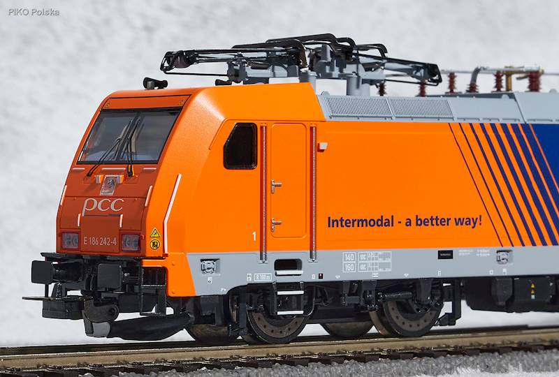 Elektrowóz BR 186 PCC Intermodal  H0 PIKO 59868