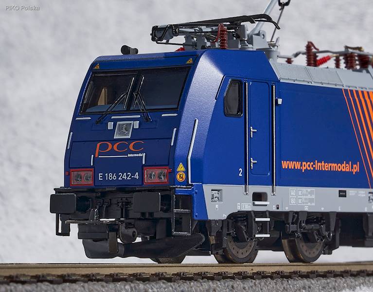 Elektrowóz BR 186 PCC Intermodal  H0 PIKO 59868