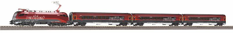 Zestaw startowy Railjet ÖBB, bettung H0 PIKO 57178