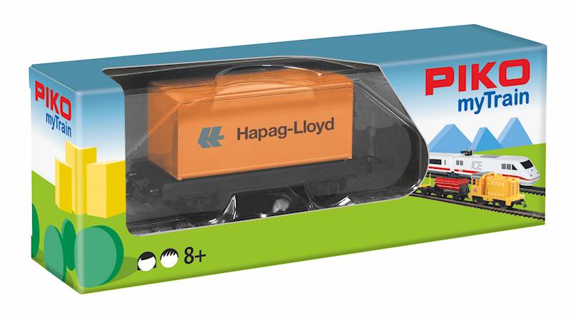 PIKO myTrain wagon platforma z kont. H0 57022