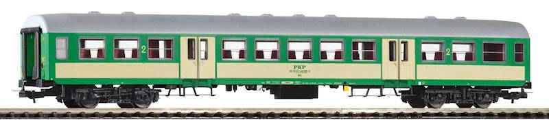 Wagon osobowy 120A  kl.2 PKP ep. V H0 PIKO 96662