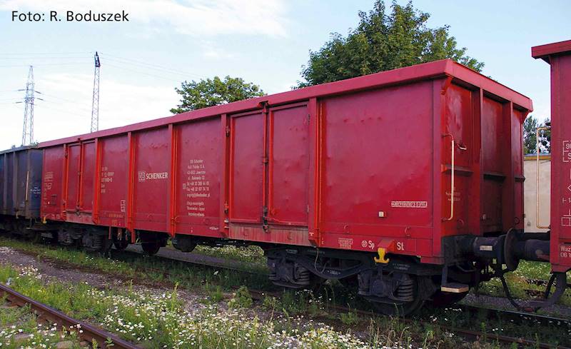 Zestaw 2 wagonów otwartych typ Eaos  H0 PIKO 58280