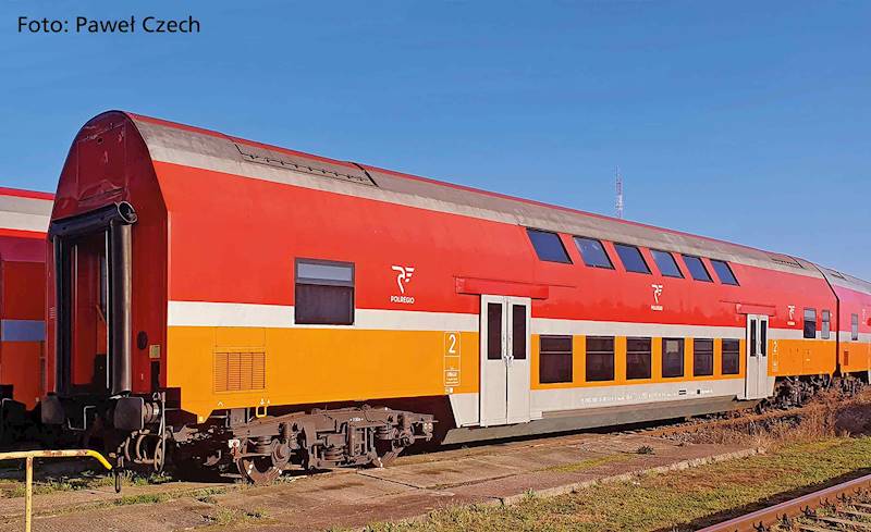 Wagon piętrowy 2 kl, Polregio VI H0 PIKO 53117