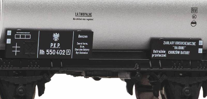 Wagon cysterna PKP Ep. III H0 PIKO 27731
