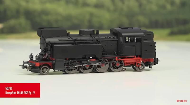 Lokomotywa Parowóz TKt48 PKP IV PKP H0 PIKO 50760