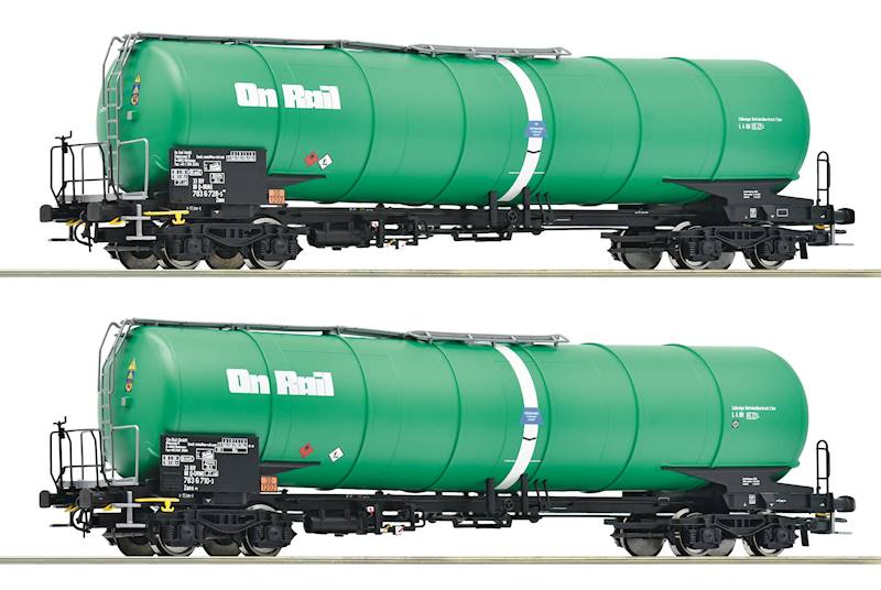 Zestaw 2 cystern typ Zans, OnRail Roco 6600147 H0