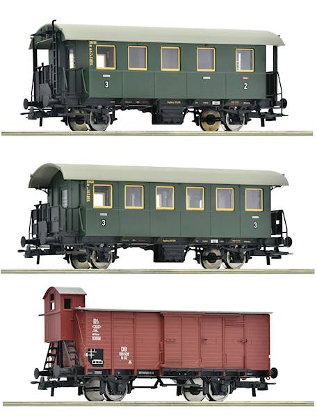 3-częściowy osobowo-towarowe DB H0 Roco 6200040 