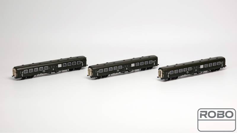 Zestaw 3 wag. Ryflak 2kl st.Jarocin H0 ROBO 302020
