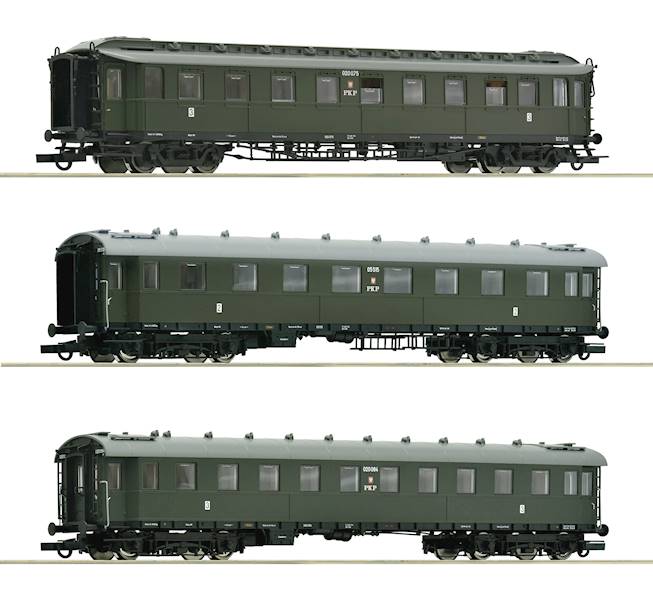 Zestaw 3-częściowy PKP. Ep. III H0 ROCO 6200112