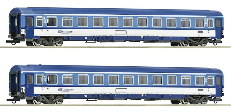 Zestaw 2 wagonów Eurofima CD H0 ROCO 6200157