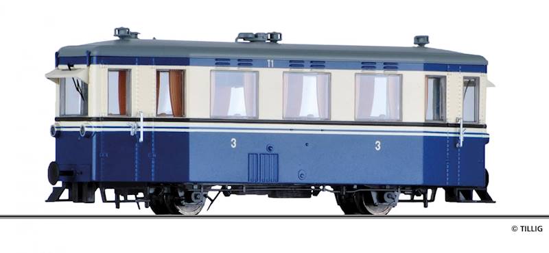 02951 Tillig Wąskotorowy wagon motorowy typ T1 MEG