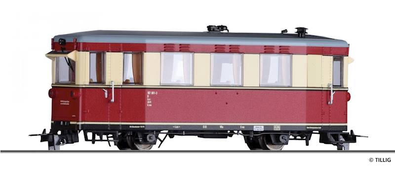 02952 Tillig Wąskotorowy wagon motorowy 187 001-3