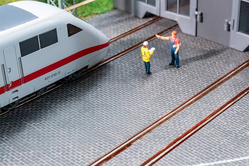 170311 Faller Premium Folia drogi Bruk ciemnoszary