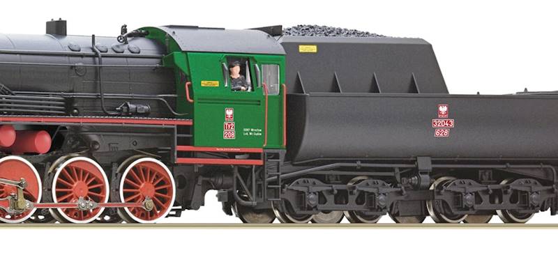 Lokomotywa parowa Ty2 H0 ROCO 70112 DCC SOUND