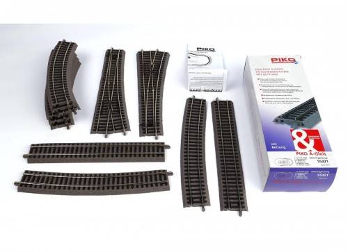 Zestaw torów C  A-Gleis Bettung H0 PIKO 55321