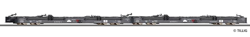 05973 Tillig H0e Zestaw 2 wag. platform do transpt