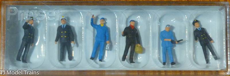 10086 Preiser Kolejarze francuscy  H0