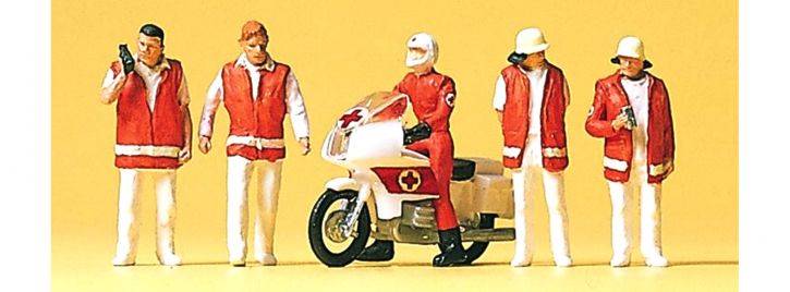 10100 Preiser Ekipa pogotowia ratunkowego H0