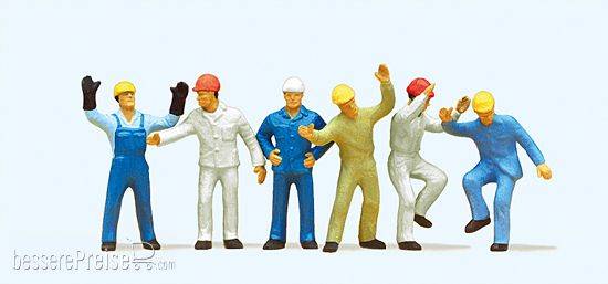 10105 Preiser Robotnicy H0