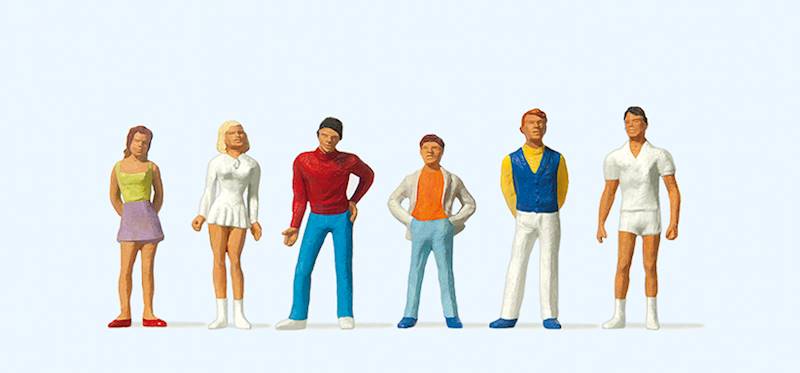 10110 Preiser Chłopcy i dziewczyny H0