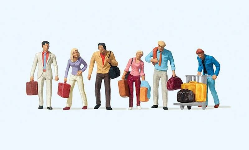 10115 Preiser Pasażerowie H0