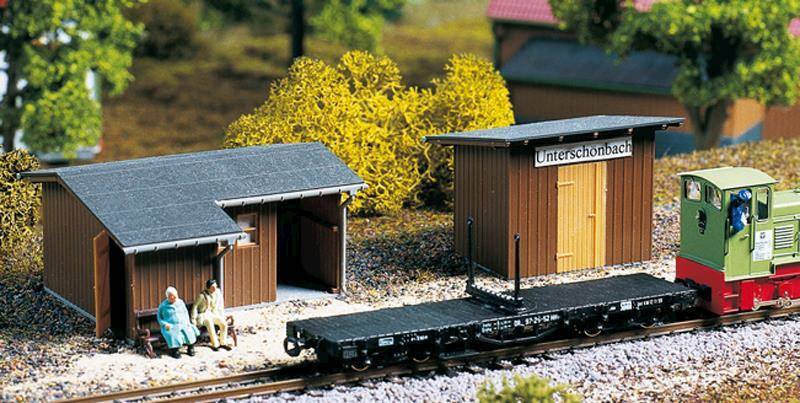 Auhagen 11415 – Przystanek kolejowy Skala H0 