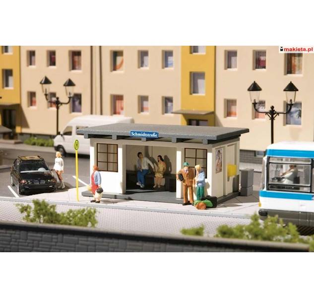 Auhagen 11419 – Wiaty autobusowe / 2 szt Skala H0 